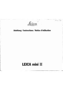 Leica Mini 2 manual. Camera Instructions.